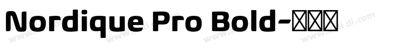 Nordique Pro Bold字体转换